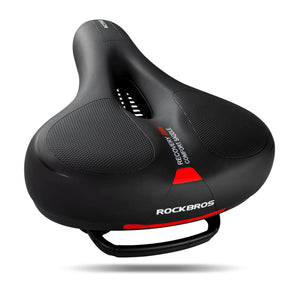 ROCKBROS Siedzisko z Uchwytem Bezpieczeństwa Siodełka roweroweCzerwony