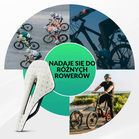 Siodełka Rowerowe Drukowane w 3d Włókno Węglowe