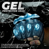 ROCKBROS ROCKBROS Rękawiczki rowerowe Półpalczaste rękawiczki rowerowe Rękawiczki antypoślizgowe amortyzujące wstrząsy dla mężczyzn i kobiet MTB Road Bike Rękawiczki