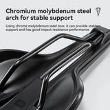 ROCKBROS Sportowe Siodełko Rowerowe Ergonomiczny Design, Pręty Cr-Mo i Wysok Siodełka rowerowe