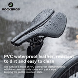 ROCKBROS Sportowe Siodełko Rowerowe Ergonomiczny Design, Pręty Cr-Mo i Wysok Siodełka rowerowe