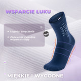 TVI Damskie Długie Skarpetki do Kolarstwa Szosowego