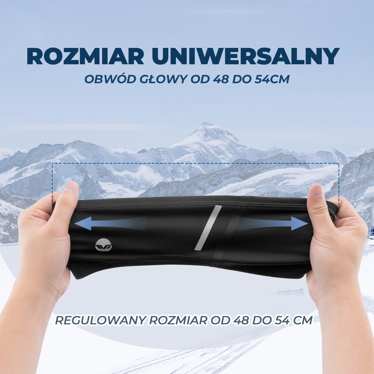 TVI Ocieplacze na Uszy Wiatroszczelny Kaptur Nauszniki-ZHD012