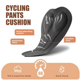 ROCKBROS TVI Series Damskie Spodenki Kolarskie Bibtights, Duże, Wygodne Spodnie z Odpinanymi Ramiączkami do Kolarstwa Górskiego i Szosowego, Czarne-YDCK002 Spodnie