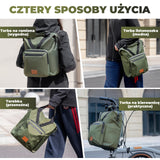 Torby na Kierownicę Składany Wielofunkcyjny Plecak Rowerowy 11,5L