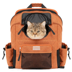 ROCKBROS Torby na kierownicę torba na rower składany Brompton dla zwierząt 21L PlecakiPomarańczowy