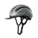 ROCKBROS Kask Rowerowy Rekreacyjny Zdejmowany Daszek I Gogle Magnetyczne-ZK-099 KaskiSzary