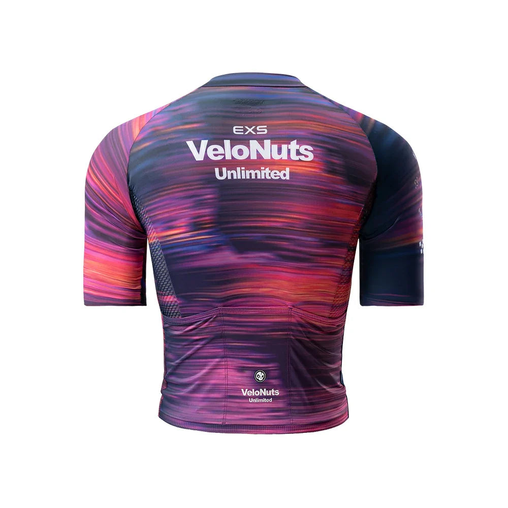 Velonuts Velonuts Damska Koszulka Rowerowa Velonuts Extra Short Krótki Rękaw, Fioletowa Koszulki