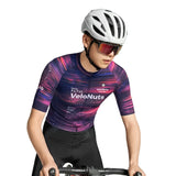 Velonuts Velonuts Męska Koszulka Rowerowa Velonuts Extra Short Krótki Rękaw, Fioletowa Koszulki