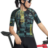 Velonuts Velonuts Damska Koszulka Rowerowa Velonuts Ultra Short Krótki Rękaw, Zielona Koszulki