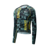 Velonuts Velonuts Męska Koszulka Rowerowa Ultra Short Z Długim Rękawem Zielona Fahrradtrikot