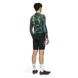 Velonuts Velonuts Męska Koszulka Rowerowa Ultra Short Z Długim Rękawem Zielona Fahrradtrikot