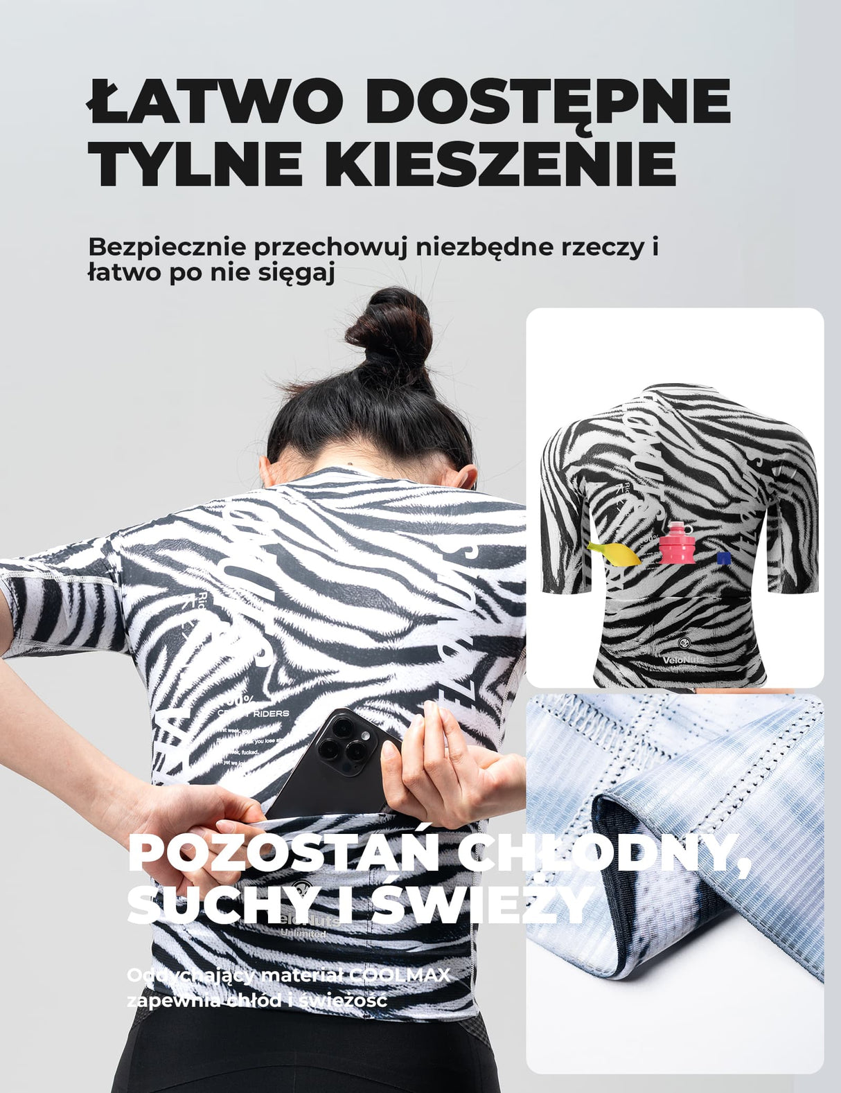 Velonuts Velonuts Damska Koszulka Rowerowa Z Krótkim Rękawem Ultra Short Koszulki
