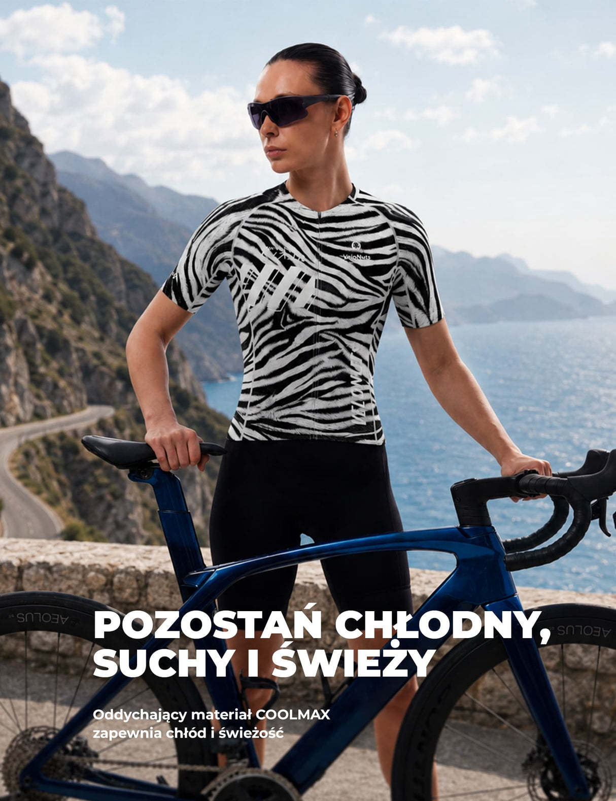 Velonuts Velonuts Damska Koszulka Rowerowa Z Krótkim Rękawem Ultra Short Koszulki