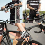 ROCKBROS ROCKBROS Rękawiczki Rowerowe z Połowy Palców Antypoślizgowe Amortyzujące Wstrząsy bez Palców Odblaskowe Jazda na Motocyklu Wędrówki Wędkarstwo Trening Rękawiczki