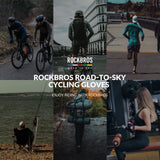 ROCKBROS Road-to-Sky Rękawiczki Kolarskie z Ekranem Dotykowym na Cały Palec Oddychające-TLS001 Rękawiczki