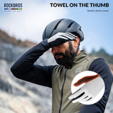 ROCKBROS Road-to-Sky Rękawiczki Kolarskie z Ekranem Dotykowym na Cały Palec Oddychające-TLS001 Rękawiczki