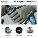 ROCKBROS Road-to-Sky Rękawiczki Kolarskie z Ekranem Dotykowym na Cały Palec Oddychające-TLS001 Rękawiczki