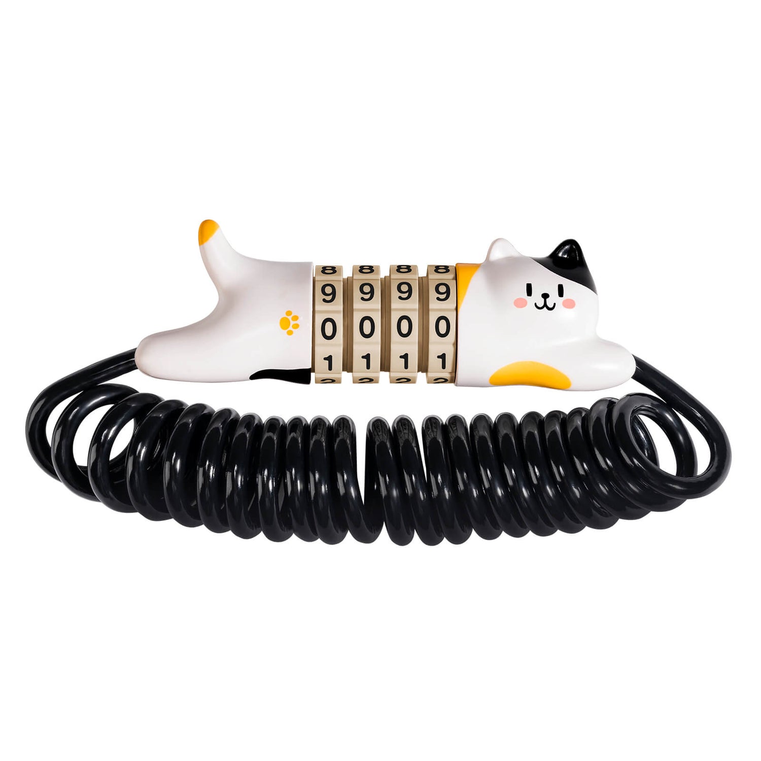 ROCKBROS Zapięcia Szyfrowy do Kasku w Kształcie Kota dla Dzieci -LKXM241 ZapięciaCzarny