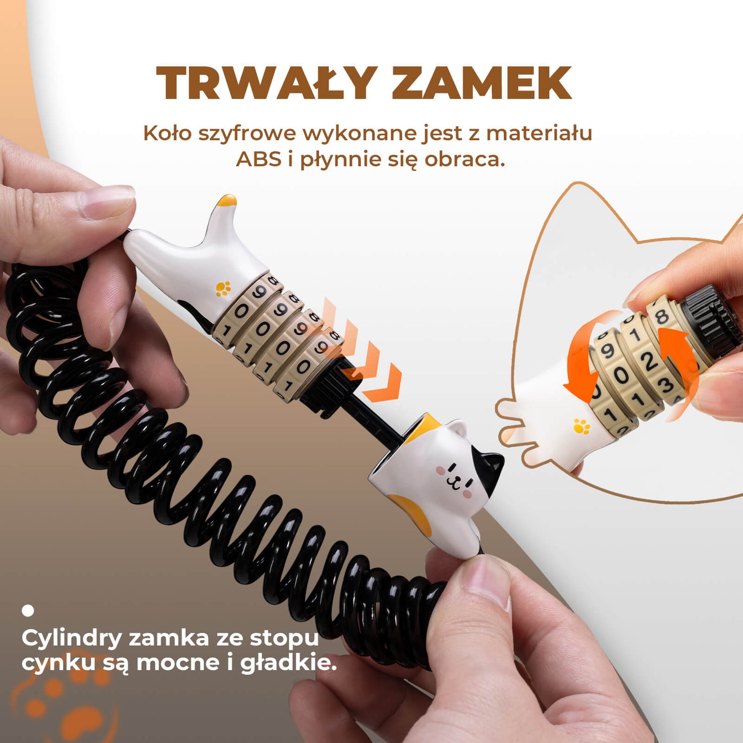 ROCKBROS Zapięcia Szyfrowy do Kasku w Kształcie Kota dla Dzieci -LKXM241 Zapięcia