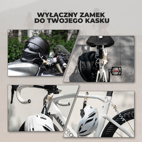 Zapięcia Szyfrowy do Kasku w Kształcie Kota dla Dzieci 
