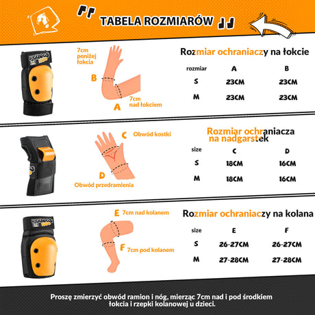 Zestaw Ochronny do Jazdy na Rowerze Dla Dzieci