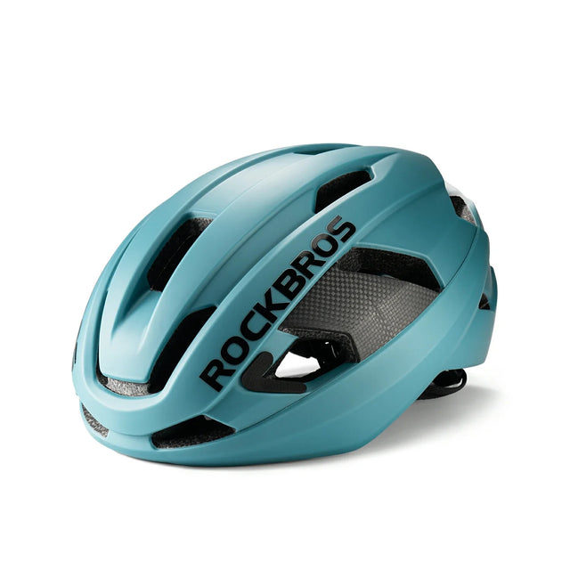 ROCKBROS Kask Rowerowy Z Włókna Węglowego-LK-15 KaskiZielony 54-60cm