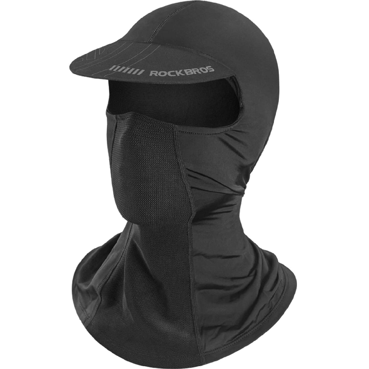 ROCKBROS ROCKBROS Kominiarka z daszkiem pod kask Ochrona UV Szybkie suche lato do jazdy na rowerze Wędkowanie Sporty na świeżym powietrzu, Unisex KominiarkiCzarny