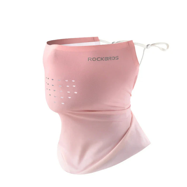 ROCKBROS Chłodząca Maska Ochronna Ice Silk - MZ017 Osłony twarzyRóżowy