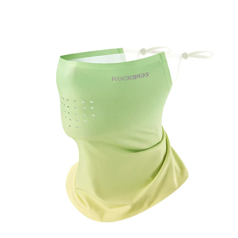 ROCKBROS Chłodząca Maska Ochronna Ice Silk - MZ017 Osłony twarzyŻółty
