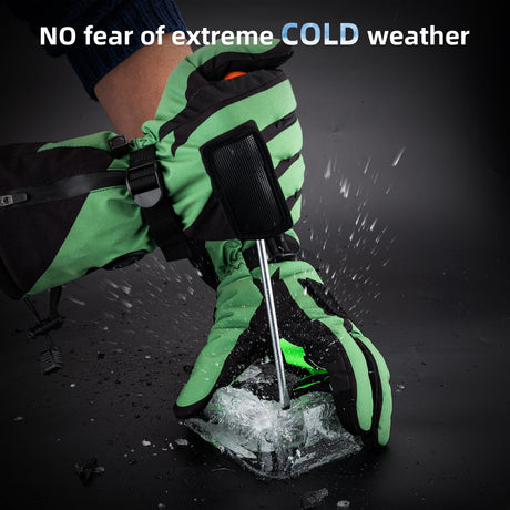 ROCKBROS ROCKBROS Rękawiczki grzewcze akumulatorowe, zimowe ogrzewacze do rąk z ekranem dotykowym dla mężczyzn i kobiet Rękawiczki