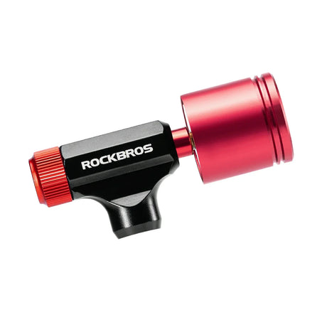 ROCKBROS Pompka Rowerowa na CO2 z Manometrem Pompki roweroweModel z barometrem