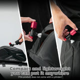 ROCKBROS mini bicycle pump with barometer Presta & Schrader valve