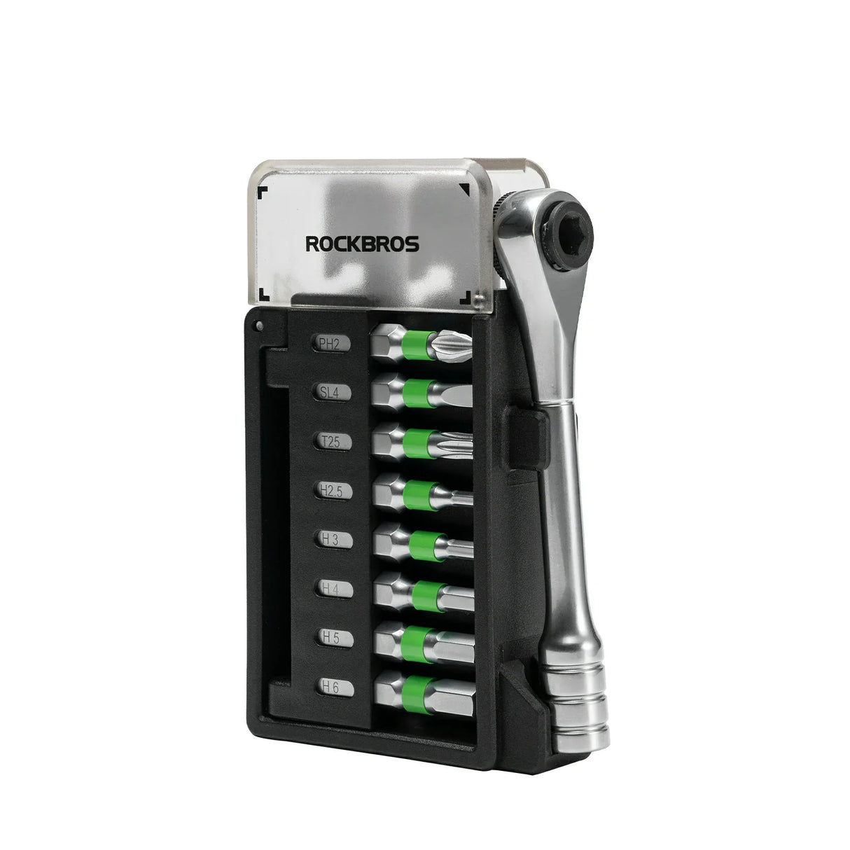 ROCKBROS Zestaw Naprawczy Klucz z Grzechotką Stal S2 -TG-8602 Narzędzia do naprawy roweru