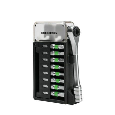 ROCKBROS Zestaw Naprawczy Klucz z Grzechotką Stal S2 -TG-8602 Narzędzia do naprawy roweru