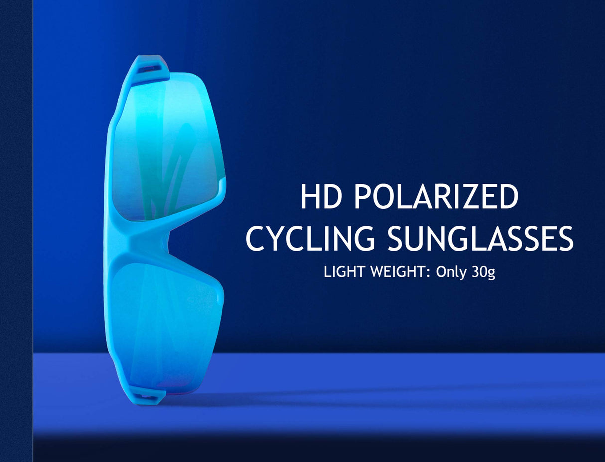 ROCKBROS ROCKBROS Sportowe Okulary Przeciwsłoneczne, Fotochromowe, Okulary Rowerowe z Ochroną UV400, Okulary Rowerowe do Aktywności na Świeżym Powietrzu,Jazda na Rowerze, Jazda Samochodem, Golf, Unisex Rękawiczki