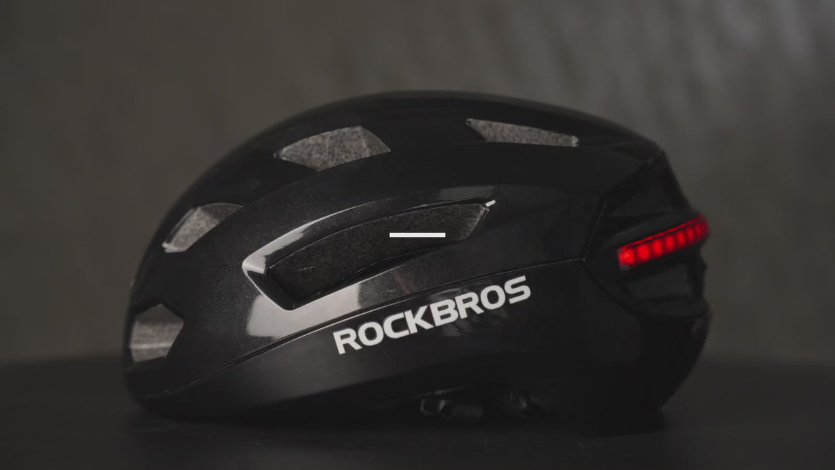 ROCKBROS Kask ze Zdalnie Sterowanym Światłem Tylnym-ZK-031 Kaski