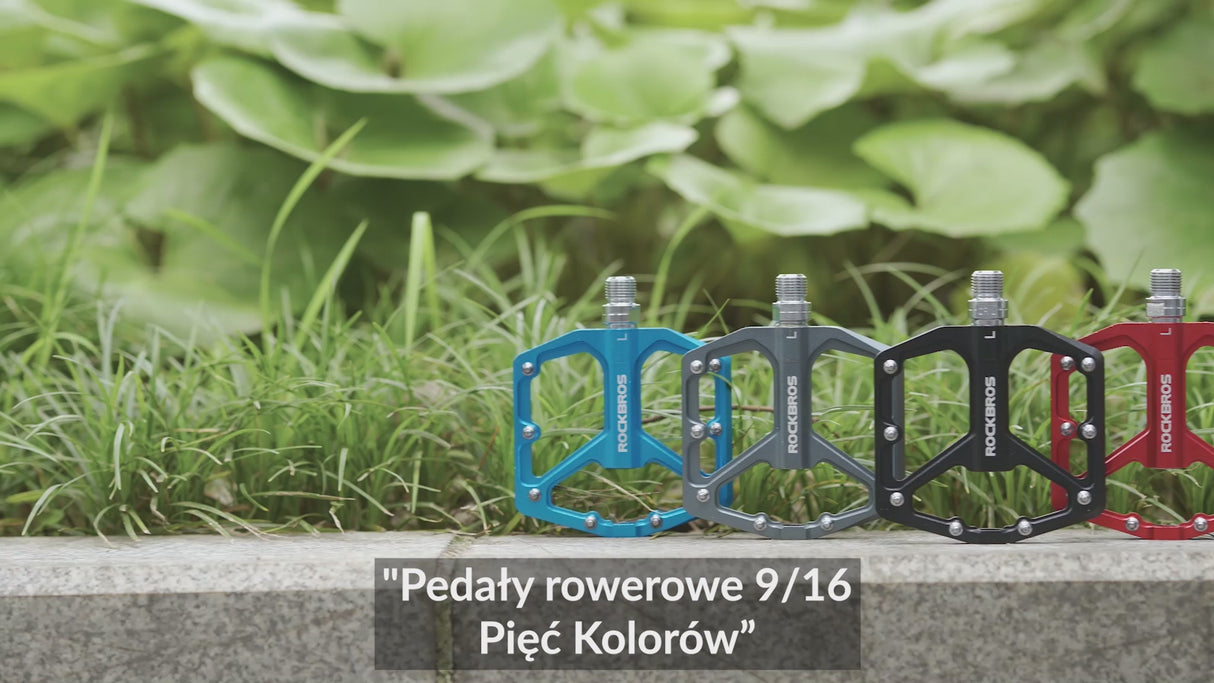 Pedały Rowerowe Pedały z Aluminium  9/16 Cala