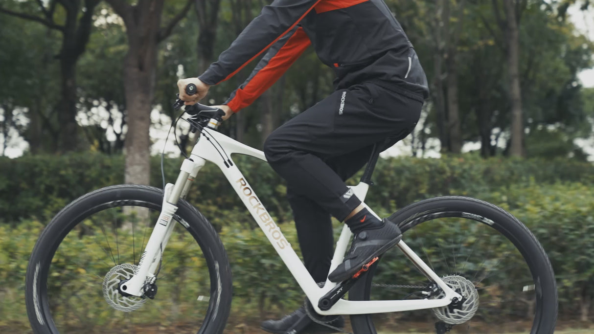 ROCKBROS Spodnie Rowerowe Męskie Długie Narciarskie Ciepły Polar-YPK030-1 Spodnie