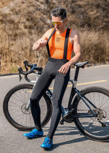 ROCKBROS ROAD TO SKY Męskie Spodenki Kolarskie z Szelkami Getry