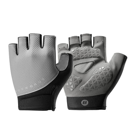 ROCKBROS Rękawiczki Rowerowe Krótkie Żelowe SBR - S424 RękawiczkiGray M