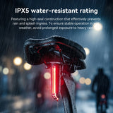 ROCKBROS Inteligentna Tylna Lampka Rowerowa RB02 z Czujnikiem Hamowania