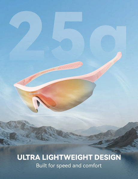 ROCKBROS Lekkie Okulary Sportowe z 3 Wymiennymi Soczewkami – SP402 Okulary i gogle