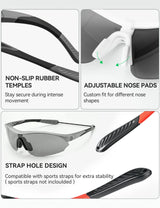ROCKBROS Lekkie Okulary Sportowe z 3 Wymiennymi Soczewkami – SP402 Okulary i gogle