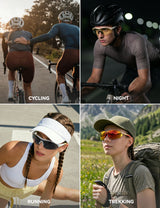 ROCKBROS Lekkie Okulary Sportowe z 3 Wymiennymi Soczewkami – SP402 Okulary i gogle