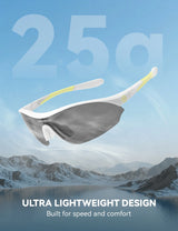 ROCKBROS Lekkie Okulary Sportowe z 3 Wymiennymi Soczewkami – SP402 Okulary i gogle