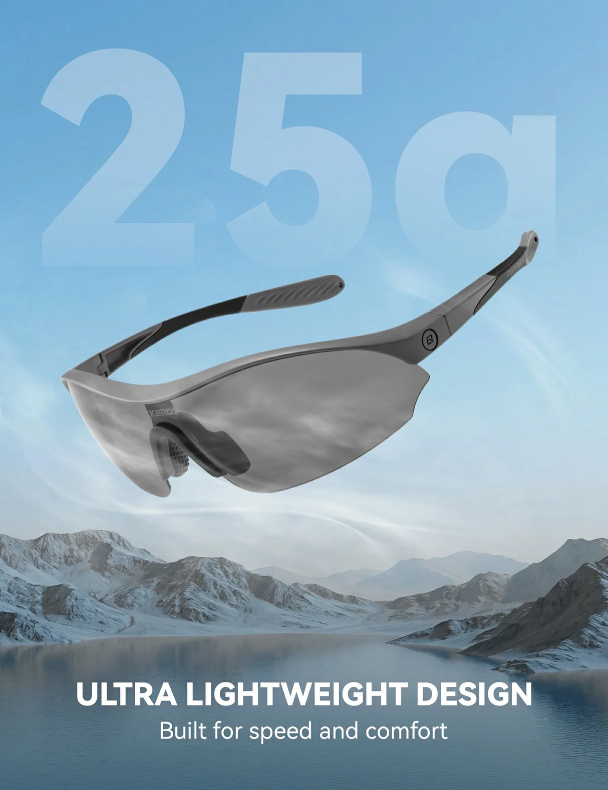 ROCKBROS Lekkie Okulary Sportowe z 3 Wymiennymi Soczewkami – SP402 Okulary i gogle