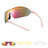 ROCKBROS Lekkie Okulary Sportowe z 3 Wymiennymi Soczewkami – SP402 Okulary i gogleRóżowy