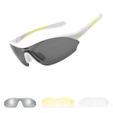 ROCKBROS Lekkie Okulary Sportowe z 3 Wymiennymi Soczewkami – SP402 Okulary i gogle