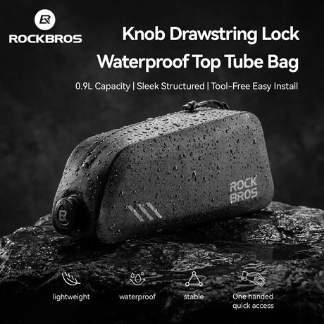 ROCKBROS 100% Wodoodporna Torba Na Ramę Roweru 0,9 L - AS-172 Torby na ramę